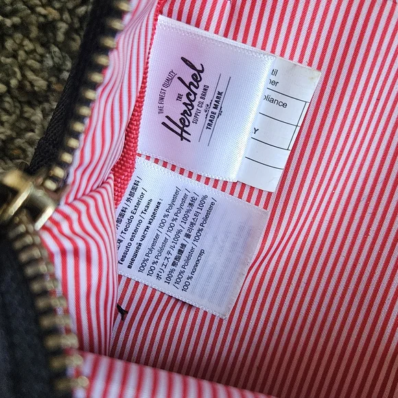 Herschel Supply Company Black Backpack Compact Design - Picture 4 of 5